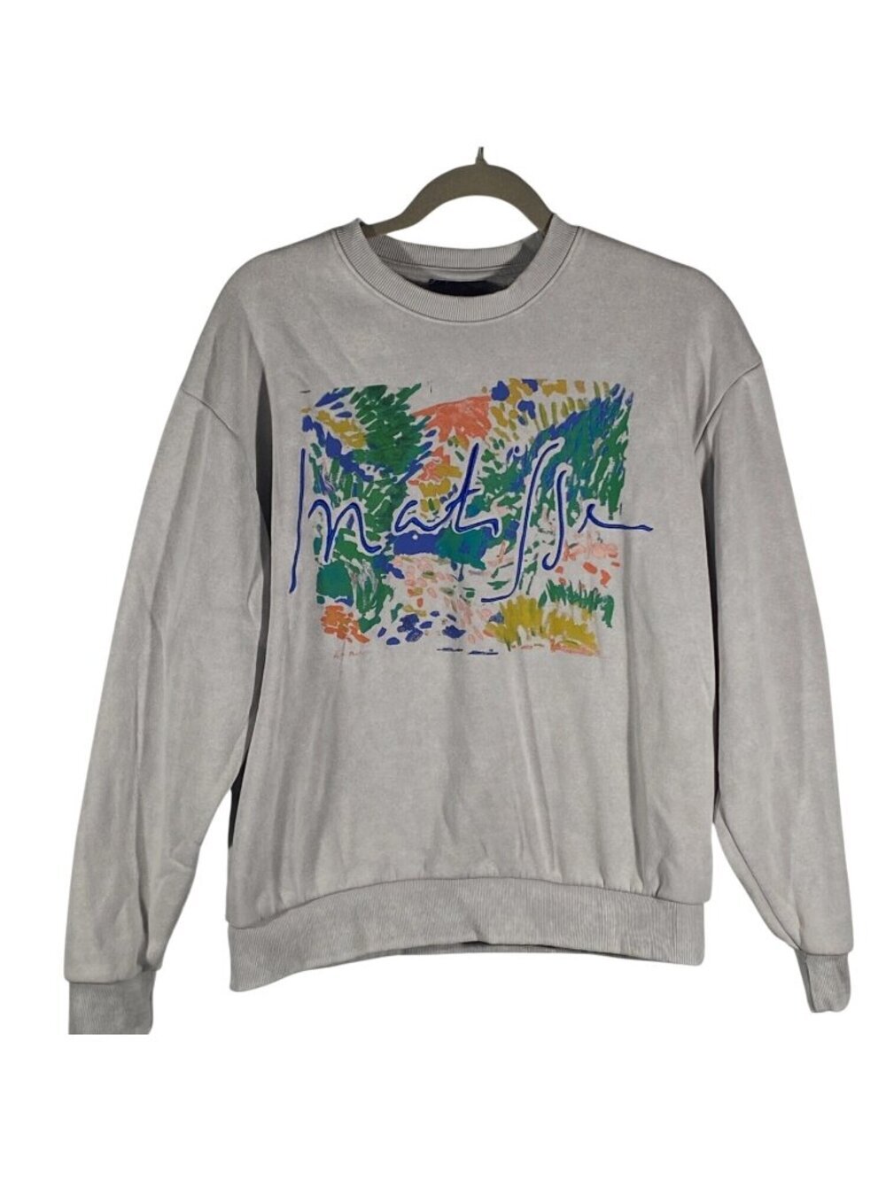 Henri Matisse artist Crewneck Sweatshirt Abstract Art Graphic embroidered Small